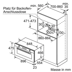 Siemens VB558C0S0 iQ500 Einbau-Backofen 90 cm Edelstahl -