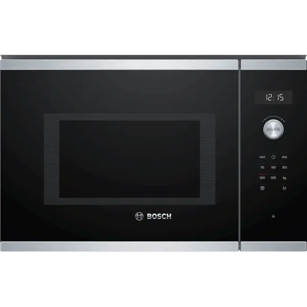 Bosch BFL554MS0 Serie | 6 Einbau-Mikrowelle Edelstahl Four et