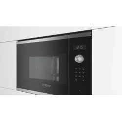 Bosch BFL554MS0 Serie | 6 Einbau-Mikrowelle Edelstahl Four et