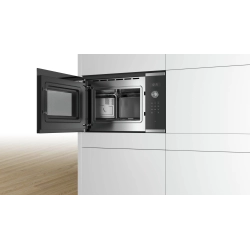 Bosch BFL554MS0 Serie | 6 Einbau-Mikrowelle Edelstahl Four et