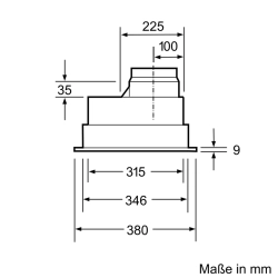 Bosch -DHL555BL Serie | 4 Lüfterbaustein 53 cm Silbermetallic-