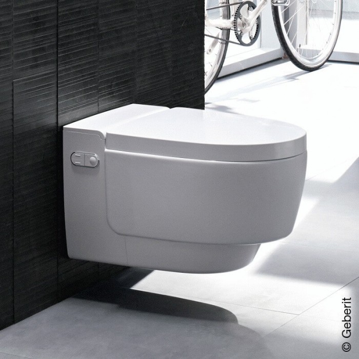 Geberit 146.210.11.1 AquaClean Mera Comfort WC-Komplettanlage Wand-WC