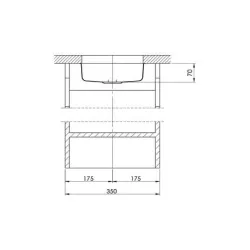 Suter Silver Star SIL 9U Unterbau-Becken