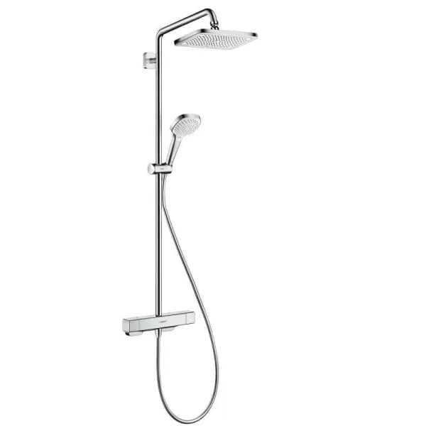 Hansgrohe Croma E 1jet Showerpipe mit Thermostat