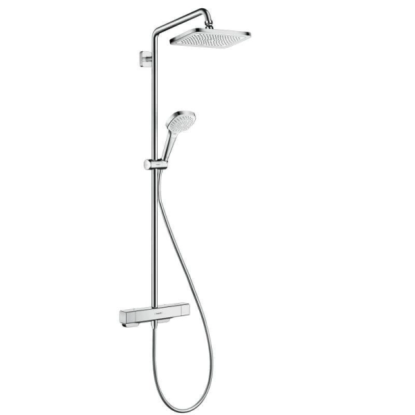 Croma E 1jet Showerpipe mit Thermostat 