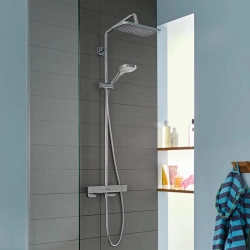 Croma E 1jet Showerpipe mit Thermostat 