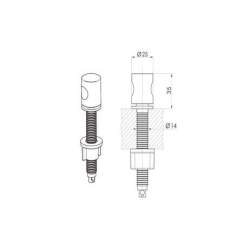 Suter 40.001.006 Zugknopf Prime 