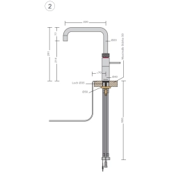 Quooker-Fusion Square-Variante du Quooker: pro3, combi+, pro3