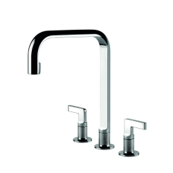 Gessi 58701 Loch Küchenarmatur Farbe: chrome 031, finox 149