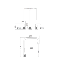 Gessi Armaturen und Seifenspender Gessi 58701