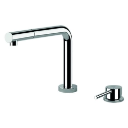 Gessi 50109-031-149 Zweigriff-Küchenmischer mit Schwenkarm