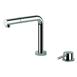 Gessi 50109-031-149 Zweigriff-Küchenmischer mit Schwenkarm
