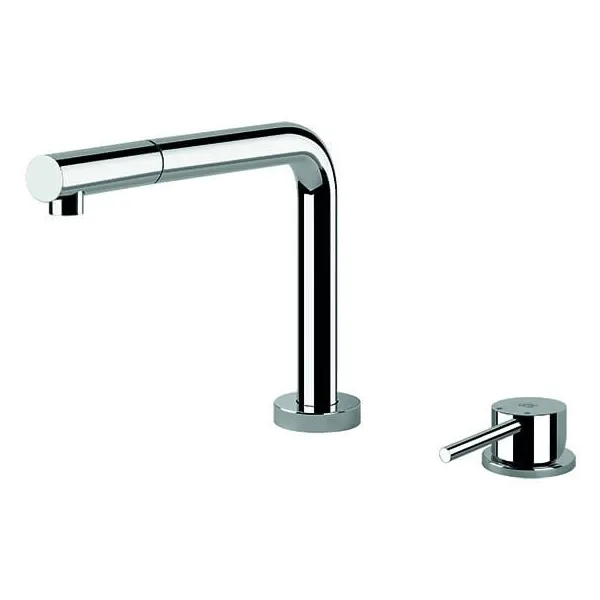 Gessi 50109-031-149 Zweigriff-Küchenmischer mit Schwenkarm