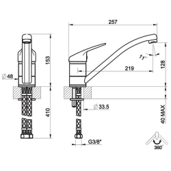 Gessi Armaturen und Seifenspender Gessi 17114 031