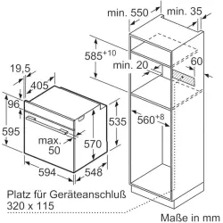 Bosch HBA5784S0 Serie | 6 Einbau-Backofen 60 cm Edelstahl