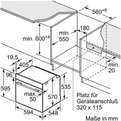 Bosch HBA5784S0 Serie | 6 Einbau-Backofen 60 cm Edelstahl