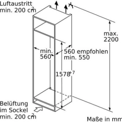 Bosch -KIS77ADD0 Einbaukühlschrank-