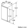 Bosch KIL42ADE0 Serie | 6 Einbau-Kühlschrank mit Gefrierfach