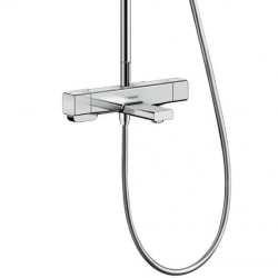 Croma E 1jet Showerpipe mit Wannenthermostat 
