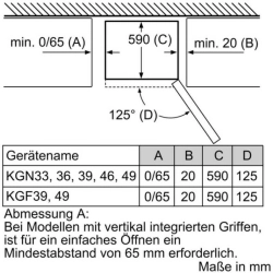 Bosch -KGN36NWEA Serie | 2 Freistehende