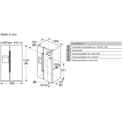 Bosch -KAD93AIEP Serie | 6 Amerikanischer Side by Side