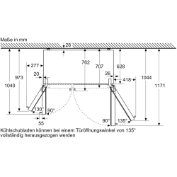Bosch -KAD93AIEP Serie | 6 Amerikanischer Side by Side