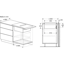 Bosch PVQ811F15E Serie | 6 Kochfeld mit Dunstabzug
