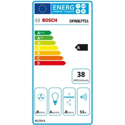 Bosch -DFR067T51 Serie | 6 Flachschirmhaube 60 cm Edelstahl-