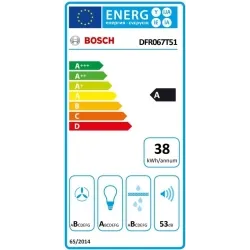 Bosch DFR067T51 Serie | 6 Flachschirmhaube 60 cm Edelstahl