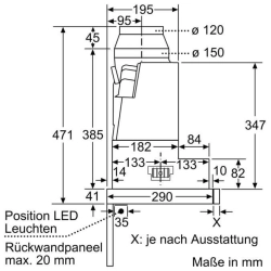 Bosch-DFS067A51 Flachschirmhaube Silbermetallic 60 cm-