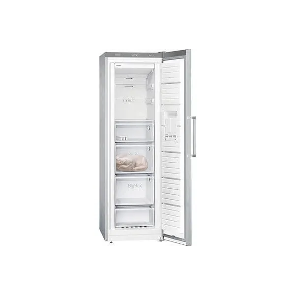 Siemens -GS36NVIEP iQ300 Freistehender Gefrierschrank Edelstahl