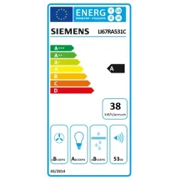 Siemens -LI67RA531C iQ300 Flachschirmhaube 60 cm silbermetallic-