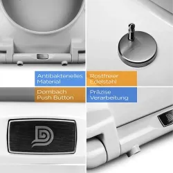 Dombrach Dombach® Lamera Premium Toilettendeckel
