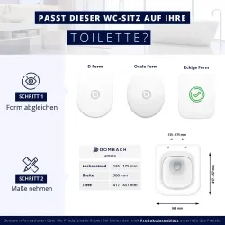 Dombrach Dombach® Lamera Premium Toilettendeckel