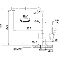 Franke Armaturen und Seifenspender 115.0625.527 -