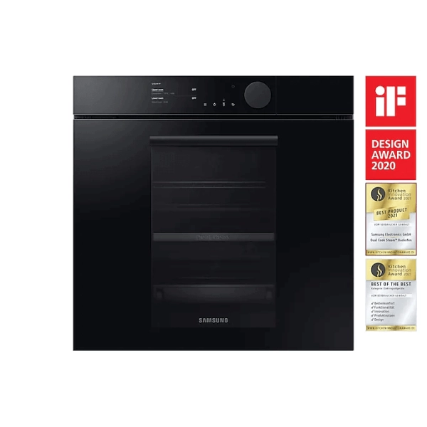 Samsung-NV75T8979RK Infinite Dual Cook Steam Einbaubackofen