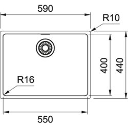 Franke Spülen und Becken -Maris MRX 110-55-