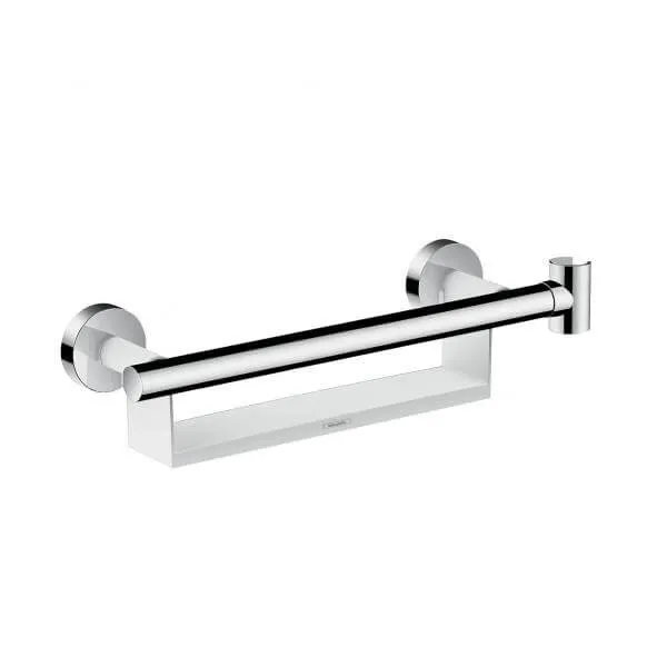 Hansgrohe 26328400 Unica Comfort Haltegriff mit Ablage und