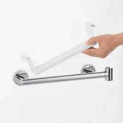 Hansgrohe 26328400 Unica Comfort Haltegriff mit Ablage und