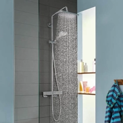 Croma E 1jet Showerpipe mit Thermostat 