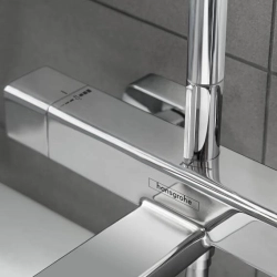 Croma E 1jet Showerpipe mit Wannenthermostat 