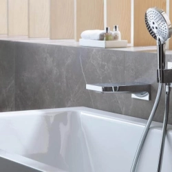Hansgrohe 32543000 Metropol Wanneneinlauf chrom Ausladung: 185