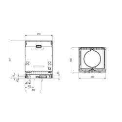 Samsung DW60M6031BB/EG Einbau-Geschirrspüler EGS20 -