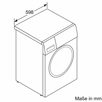 Siemens-WM14VE93 Waschmaschine, Frontlader 9 kg 1400 U/min.-