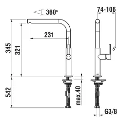 Laufen -Slim HF903040100000-