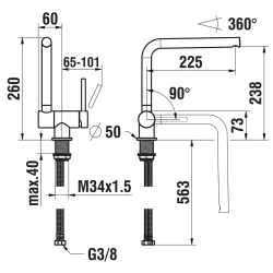 Laufen -Twinplus HF905434100000-