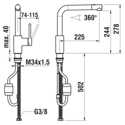 Laufen -Twinplus HF905435100000-