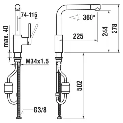 Laufen -Twinplus HF905435100000-