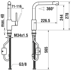 Laufen -Twinplus HF905436441000-