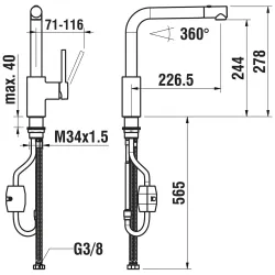 Laufen -Twinplus HF905436441000-